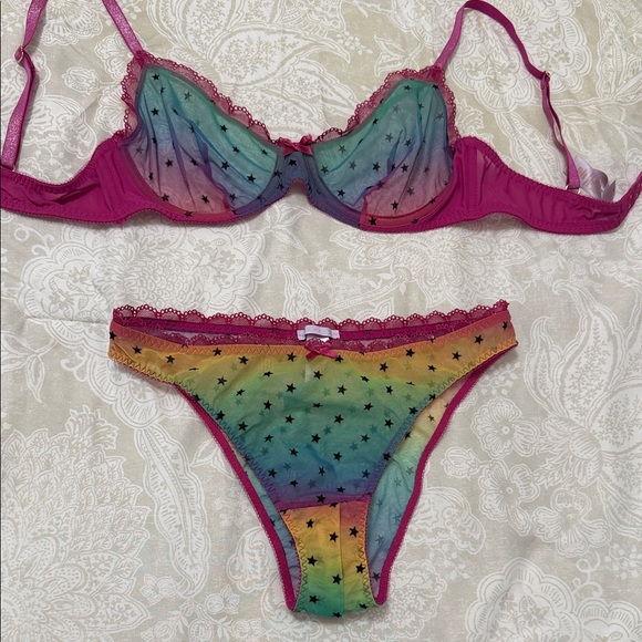 Savage X Fenty Other - Savage X Fenty Rainbow Star Lingerie
